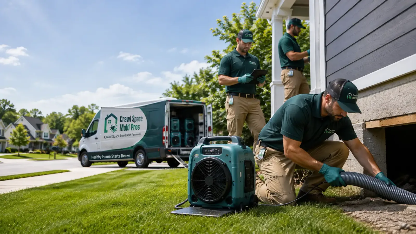 Crawl Space Mold Removal in Tioga, ND